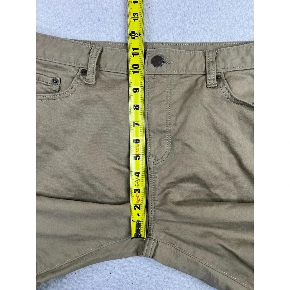 Banana Republic Travel‎ Jeans Mens 34x32 Khaki Athletic Tapered Stretch 599223